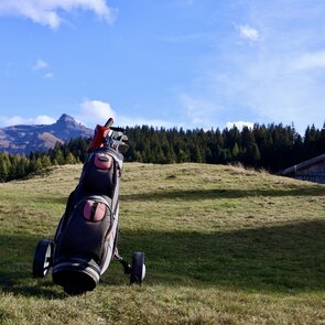 Golfen auf der Sattelbergalm