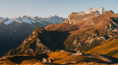 Herbstlicher Blick vom Blaser Richtung Kirchdachspitze | © TVB Wipptal / Johannes Bitter
